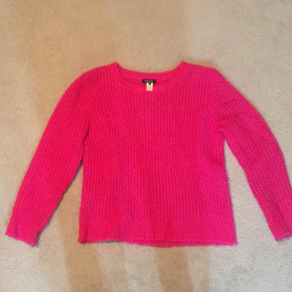 Hot pink sweater